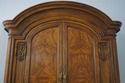 66333EC: KARGES Burl Elm Bedroom TV Armoire Cabine