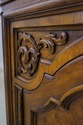 66333EC: KARGES Burl Elm Bedroom TV Armoire Cabine