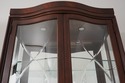 66560: THOMASVILLE Curved Etched Glass 2 Door Curi