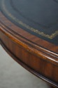 L69525: MAITLAND SMITH Round Mahogany Leather Top 