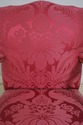 L70845: Pair BAKER Damask Upholstered Mahogany Lib