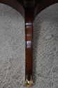 L71044: MAITLAND SMITH Inlaid Round Walnut Dining 