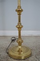 F62242EC: Reeded Brass Column Floor Lamp