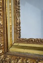 F62175EC: Ornate Rectangular Gold Framed Mirror