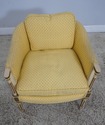 62149EC: Pair Of Designer Upholstered French Louis