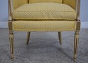 62149EC: Pair Of Designer Upholstered French Louis