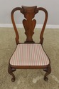 57728EC: Walnut High Quality Queen Anne Style Side