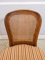 L70666: Set of 4 Louis XV Mahogany Cane Side Chair