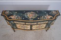 70696: Venetian Marble Top Paint Decorated Console
