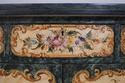70696: Venetian Marble Top Paint Decorated Console