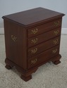 70715: Pair ETHAN ALLEN Cherry 4 Drawer Nightstand