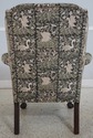 70704: Antique Ball & Claw Mahogany Tapestry Wing 