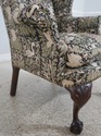 70704: Antique Ball & Claw Mahogany Tapestry Wing 