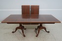L70733: LARRY CROSSMAN Bench Made Mahogany Dining 