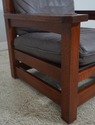 70747: STICKLEY Mission Oak Eastwood Leather Armch