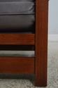 70747: STICKLEY Mission Oak Eastwood Leather Armch