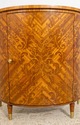 L70795: THEODORE ALEXANDER Inlaid Demilune Commode