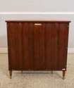 L70795: THEODORE ALEXANDER Inlaid Demilune Commode