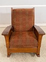 69933: STICKLEY Upholstered Large Mission Oak Rock