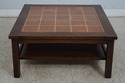 66116EC: STICKLEY Mission Oak Tile Top Coffee Tabl