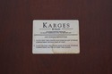 L66340EC: KARGES Flame Mahogany Duncan Phyfe Dinin