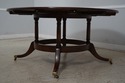 L64249EC: EJ VICTOR Round Inlaid Mahogany Dining R