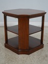 66301EC: KINDEL Mahogany Tiered Lamp Table