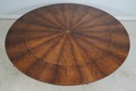 L64249EC: EJ VICTOR Round Inlaid Mahogany Dining R