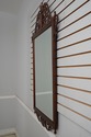 66180EC: BAKER Fretwork Mahogany Framed Mirror