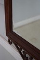 66180EC: BAKER Fretwork Mahogany Framed Mirror