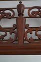 66180EC: BAKER Fretwork Mahogany Framed Mirror