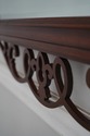 66180EC: BAKER Fretwork Mahogany Framed Mirror