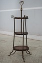 L70823: Regency Style Brass Leg 3 Tier Muffin Stan