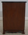 L70792: Marble Top Mahogany Cabinet Door Nightstan