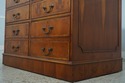 70828: Vintage Regency Style Yew Wood Inlaid 4 Dra