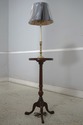 70825: Vintage Mahogany Round Candlestick Floor La