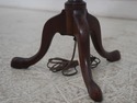 70825: Vintage Mahogany Round Candlestick Floor La
