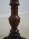 70825: Vintage Mahogany Round Candlestick Floor La