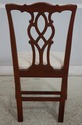 L70637: Set of 8 KINDEL Mahogany Chippendale Uphol