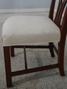 L70637: Set of 8 KINDEL Mahogany Chippendale Uphol