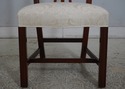 L70637: Set of 8 KINDEL Mahogany Chippendale Uphol
