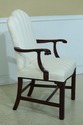 50232EC: Pair SOUTHWOOD Chippendale Mahogany Uphol