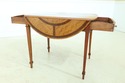 F32324EC: Vintage English Satinwood Inlaid Pembrok