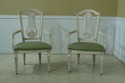 L32296EC: Set Of 6 Italian Style White Painted Din