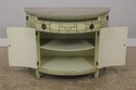 57261EC: JOHN STUART Paint Decorated Commode Cabin