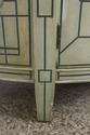 57261EC: JOHN STUART Paint Decorated Commode Cabin