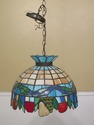 F48181EC: TIFFANY Style Stained Glass Chandelier