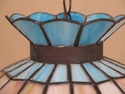 F48181EC: TIFFANY Style Stained Glass Chandelier