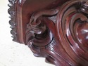 F48196EC: Antique English Carved Walnut Wall Shelf