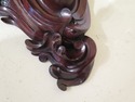 F48196EC: Antique English Carved Walnut Wall Shelf